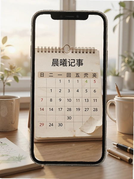 晨曦记事日历回看功能预览图