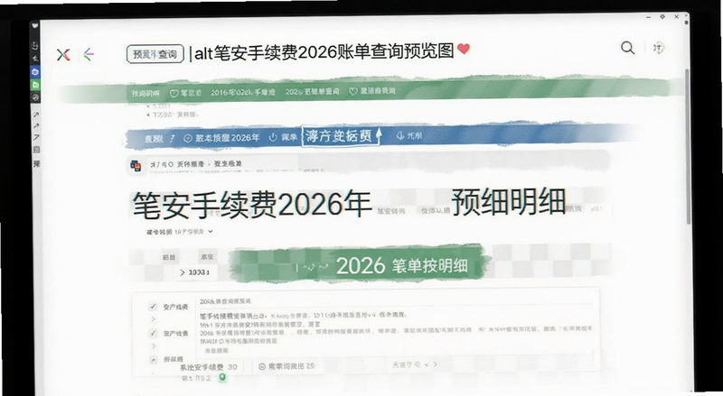 笔安手续费2026年账单明细查询方法预览图|alt=