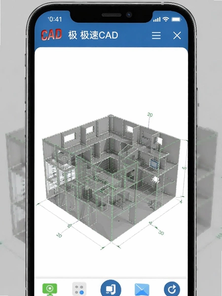 ����CAD�ֻ���ͼ��άģ�����