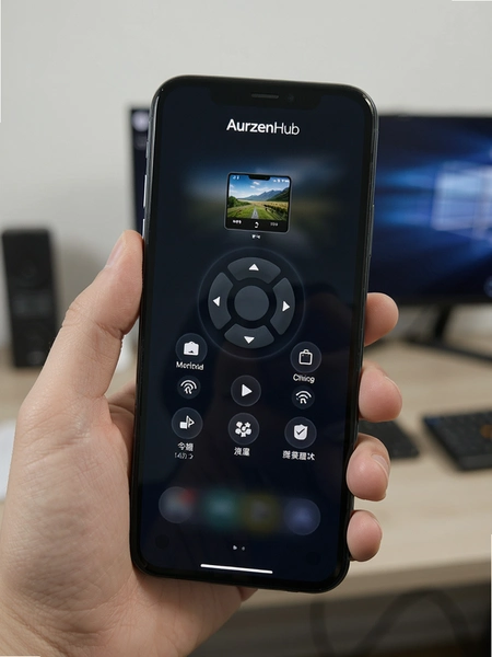 AurzenHub�ֻ�ң�ؽ��湦��չʾͼ