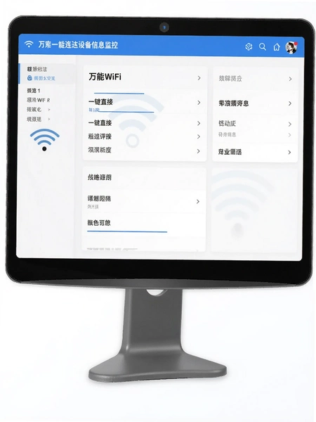 万能WiFi一键直连设备信息监控面板预览图