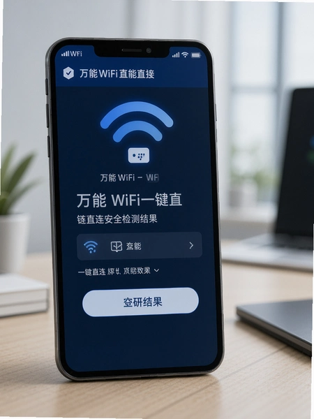 万能WiFi一键直连安全检测结果页面
