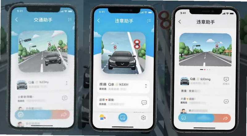 违章助手交通通APP界面预览图