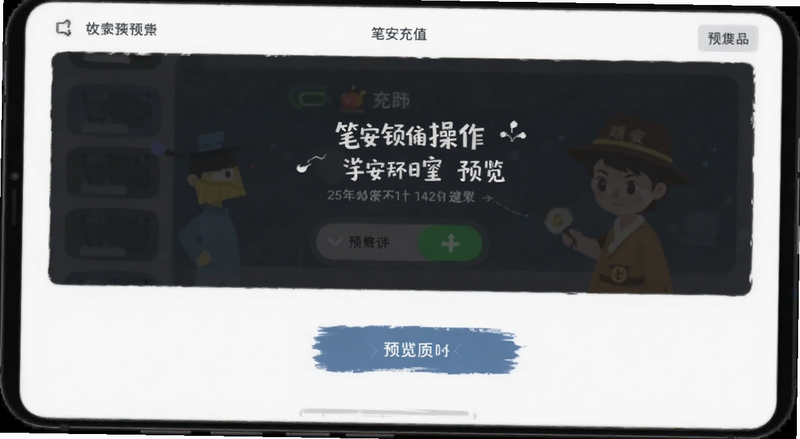 笔安充值操作界面预览图