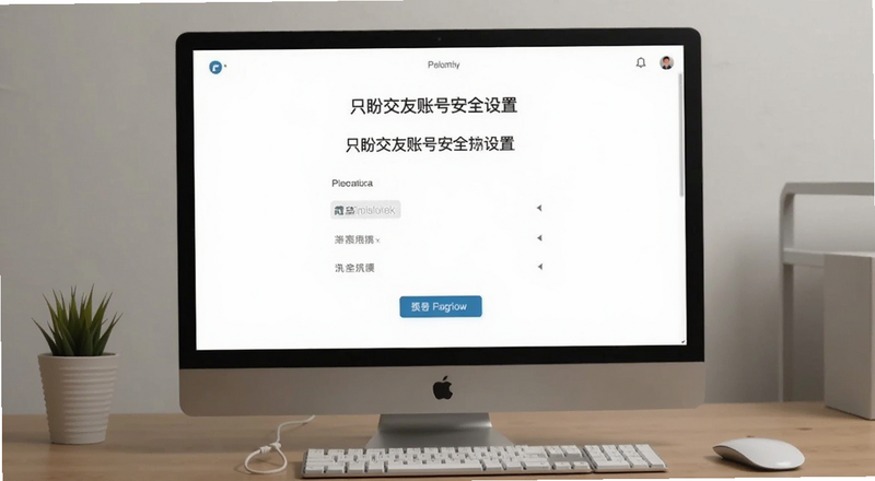 只盼交友账号安全设置页面预览图