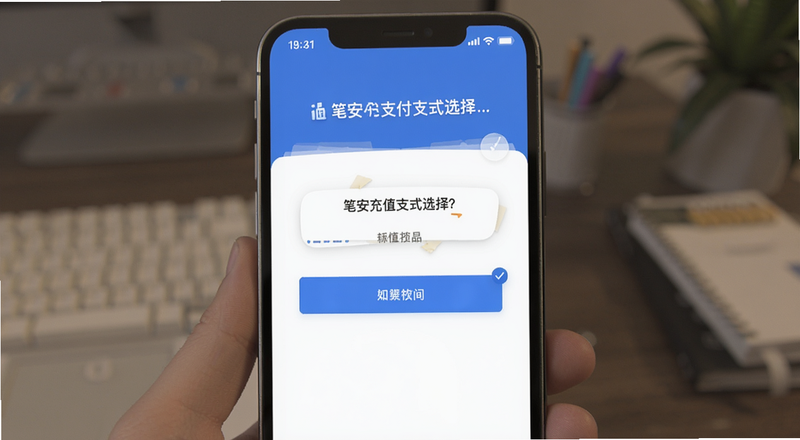 笔安充值支付方式选择界面预览图