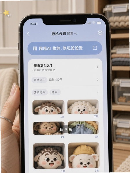 囤囤AI-AI收纳 隐私设置页面