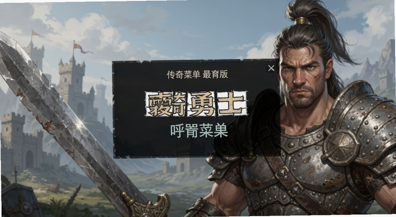 传奇勇士内置菜单最新版呼出界面预览图
