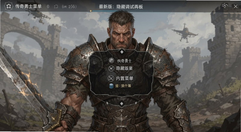 传奇勇士内置菜单最新版隐藏调试面板预览图