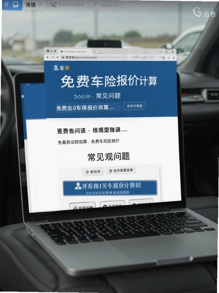 免费车险报价计算常见问题页面展示