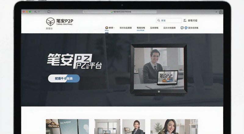 笔安P2P平台首页界面预览图