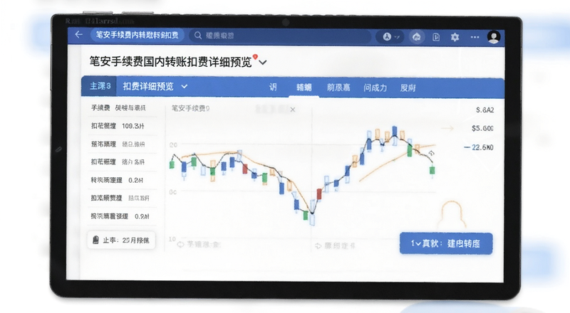 笔安手续费国内转账扣费明细预览图