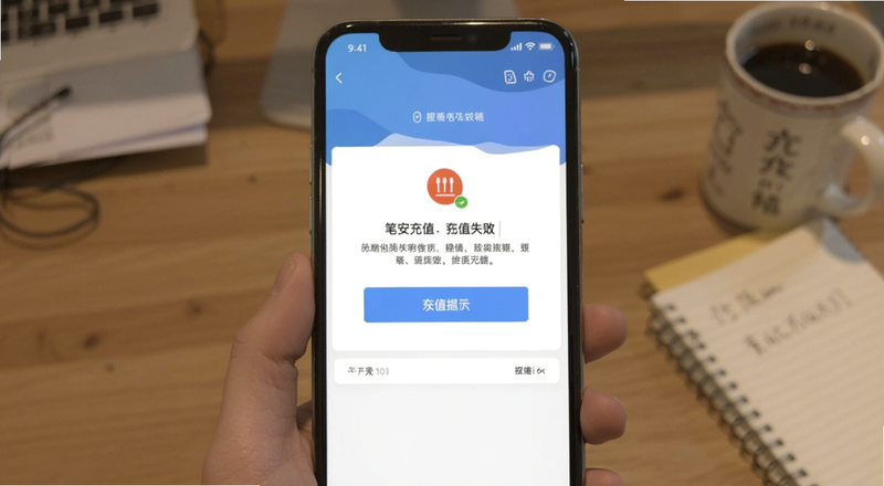 笔安充值失败提示页面预览图