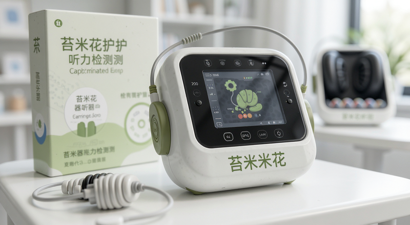 苔米花护听器听力检测设备外观展示