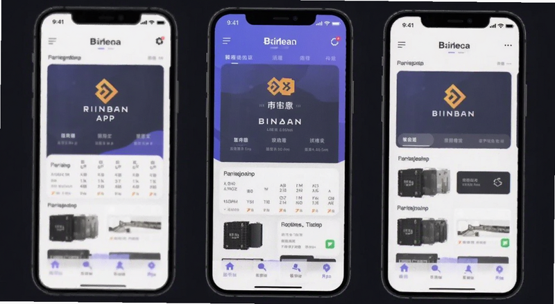 币安APP首页界面预览图