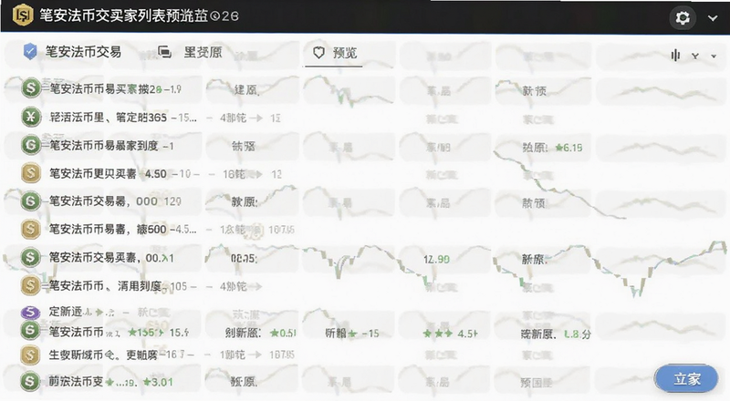 笔安法币交易卖家列表预览图