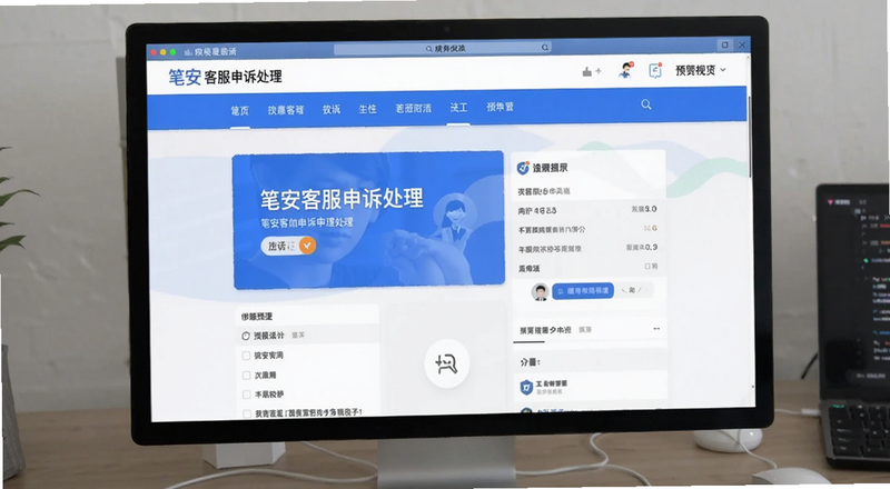 笔安客服申诉处理页面预览图