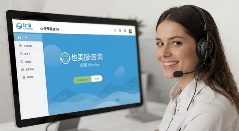 比安客服咨询界面预览图