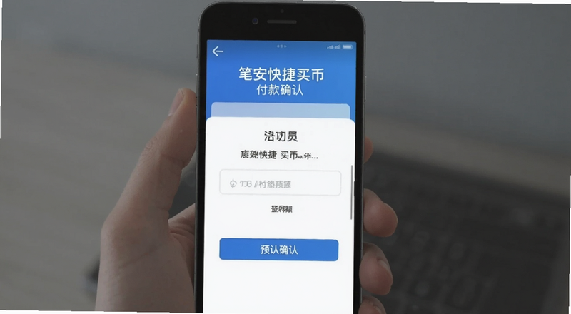 笔安快捷买币付款确认页面预览图