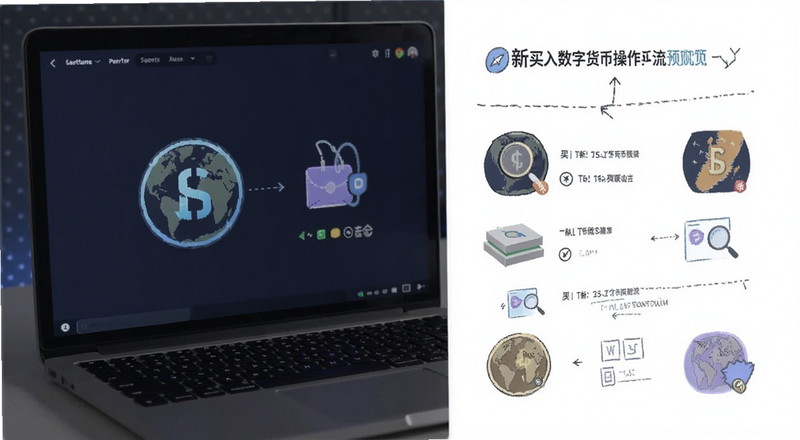 新手买入数字货币操作流程预览图