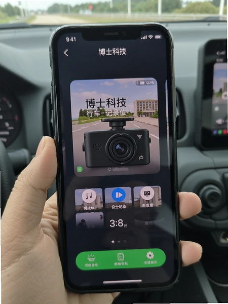 博仕科技行车记录仪app连接手机界面
