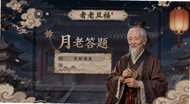 月老答题界面预览图