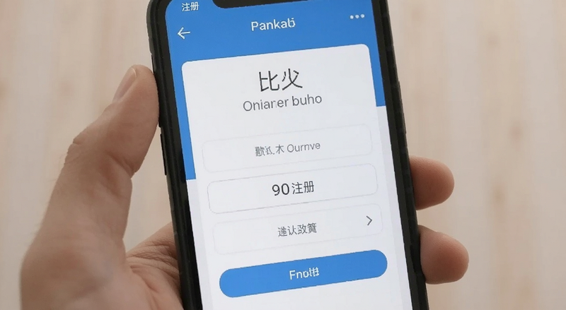 比安注册手机操作界面预览图