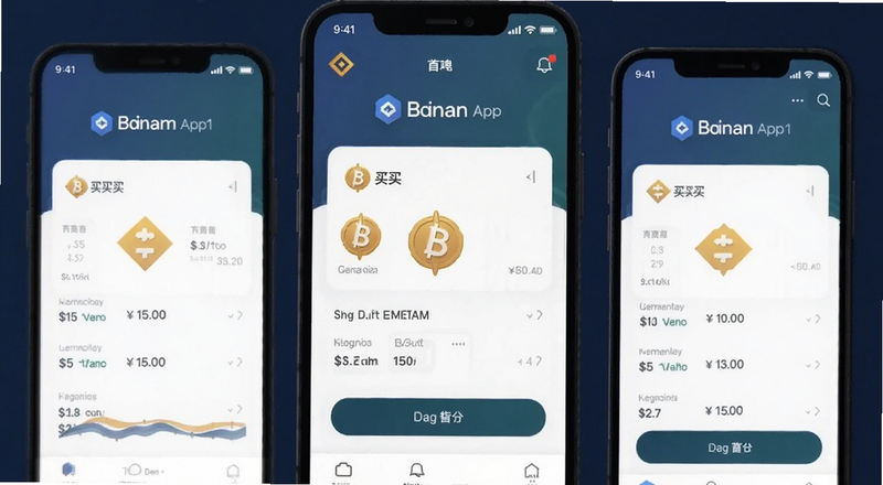 币安APP买币首页界面预览图