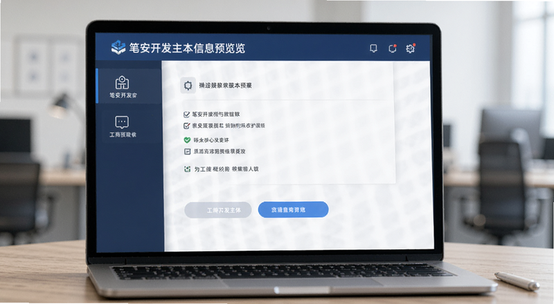 笔安开发主体工商信息预览图