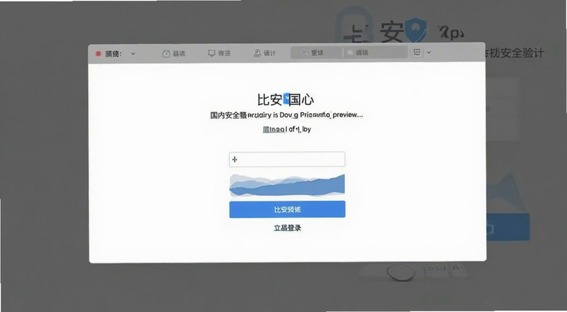 比安登录国内安全验证界面预览图