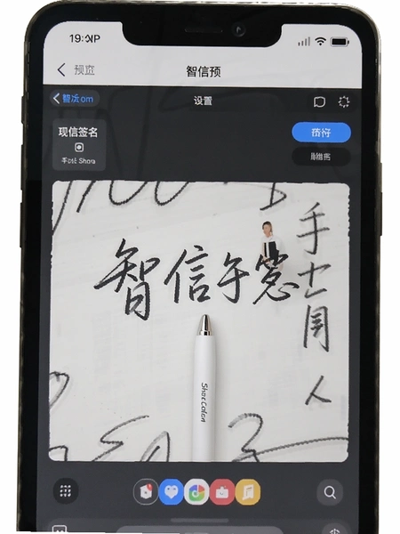 ����ǩ����д�ʼ����ý���Ԥ��ͼ