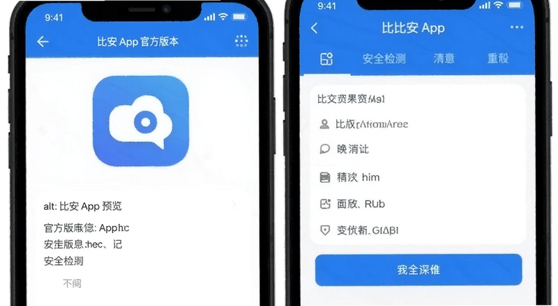 比安App官方版本信息与安全检测界面|alt:比安App版本信息预览图