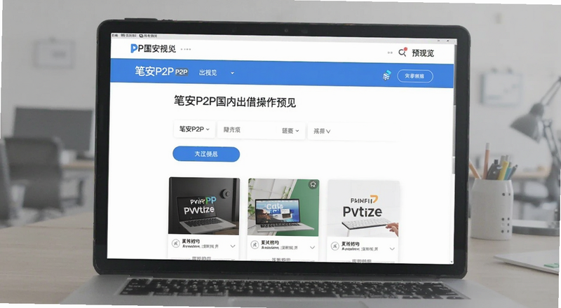 笔安P2P国内出借操作页面预览图