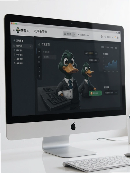 快鸭负责人 权限管理界面