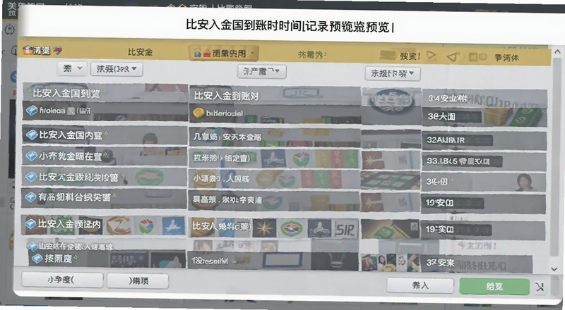 比安入金国内到账时间记录预览图