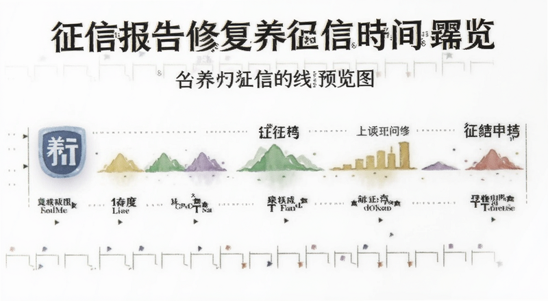 征信报告修复养征信时间线预览图