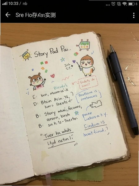 Story Pad�ռǱ��ڴ�ռ��ʵ���ͼ