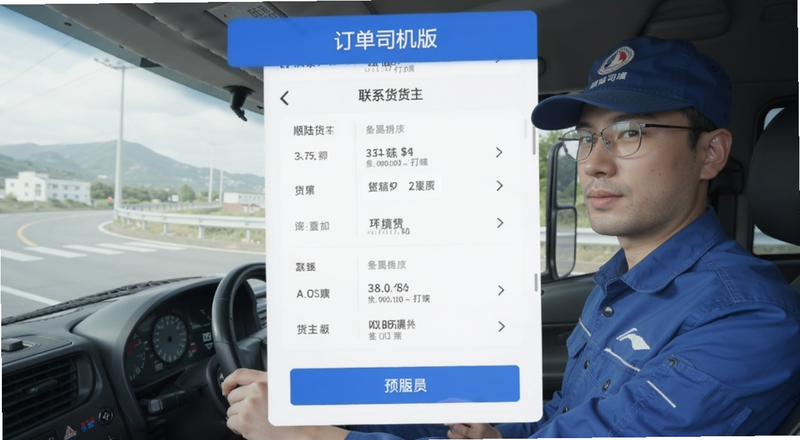 顺陆司机版订单联系货主页面预览图