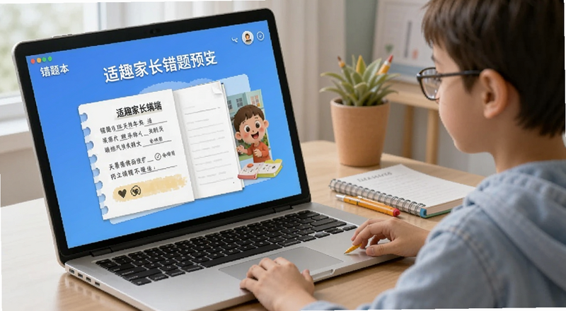 适趣家长端错题本同步预览图