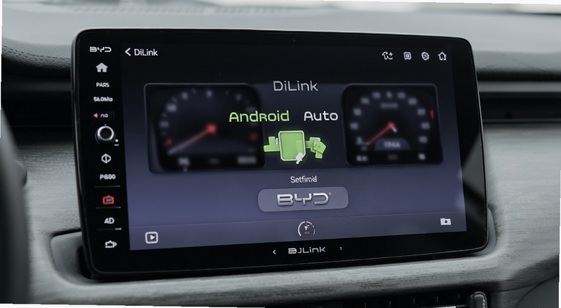 比亚迪DiLink车机Android Auto设置界面预览图