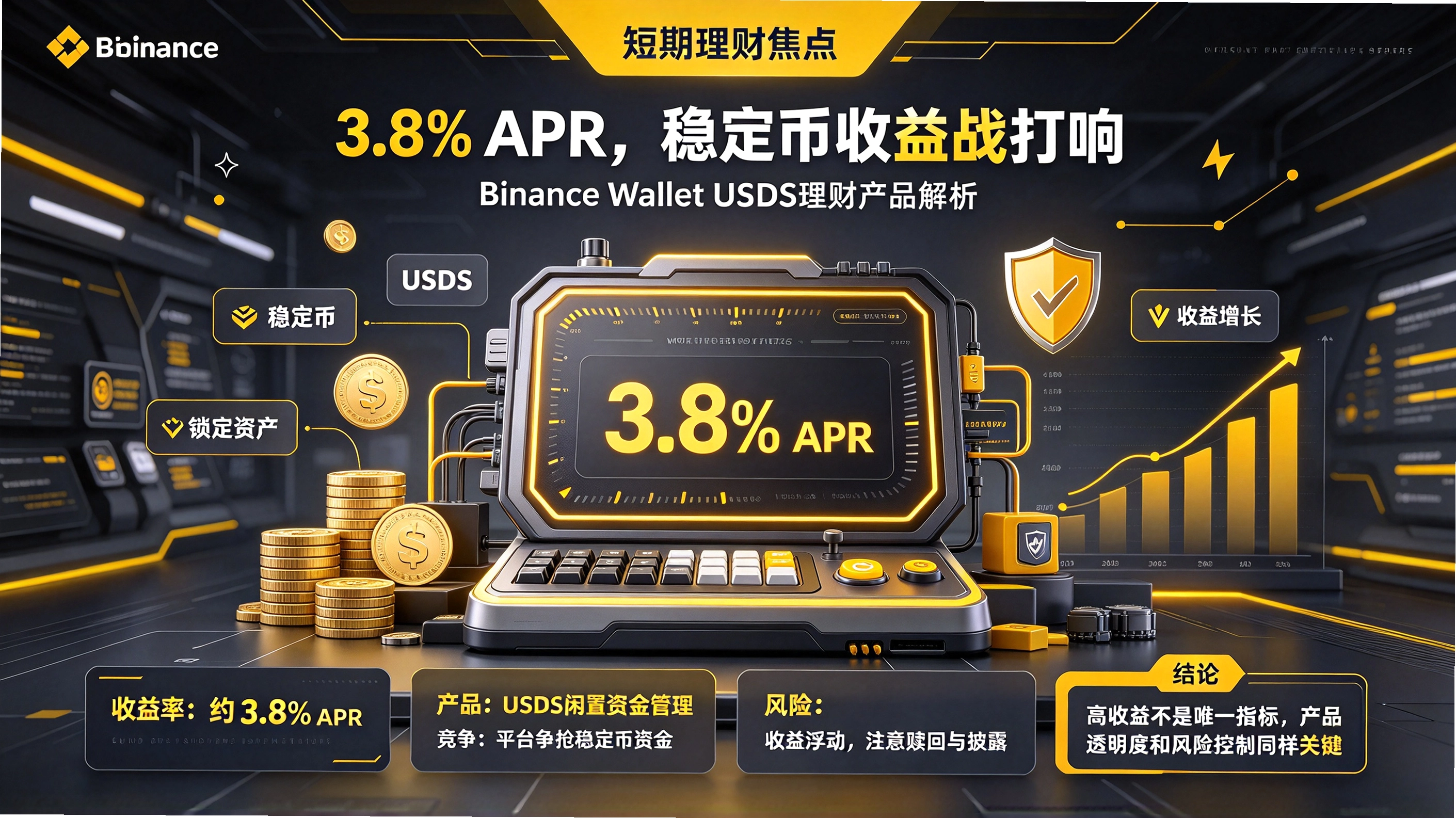 Binance Wallet��USDS���Ʋ�Ʒ��3.8%APR������ȶ�����