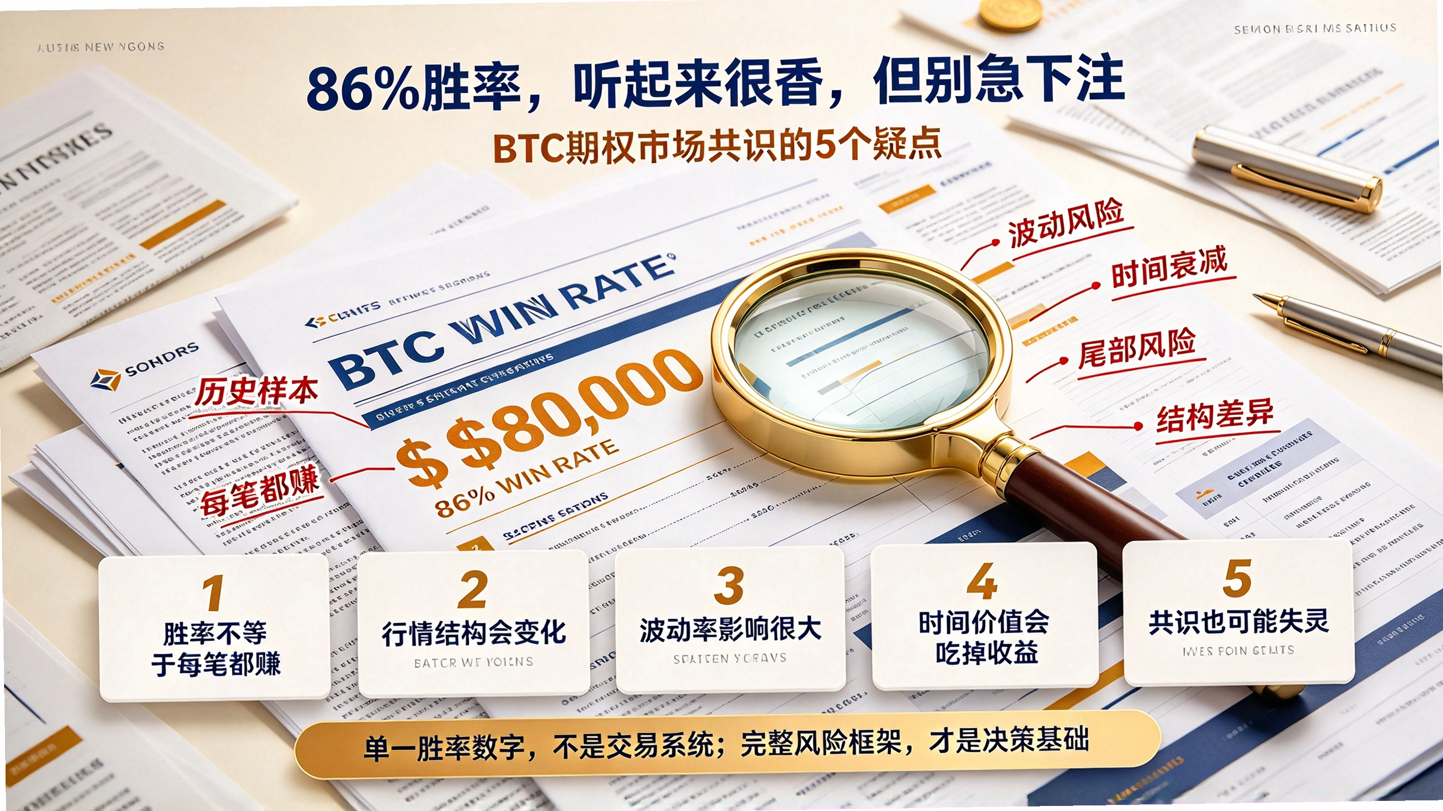 BTC 80000��Ԫ����ʤ��86%����Ȩ�г��Ĺ�ʶ��Ŀ�����