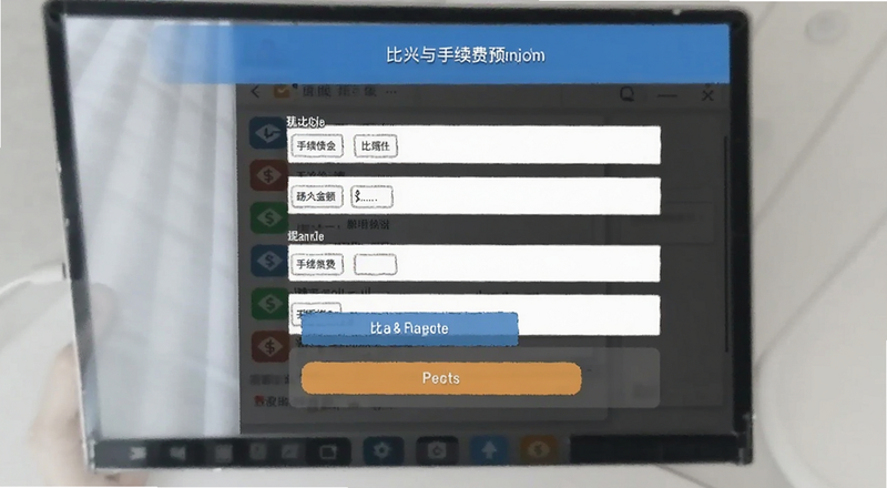 比安提现填写金额与手续费页面预览图
