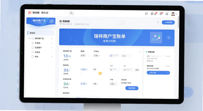 瑞祥商户宝账单对账界面预览图