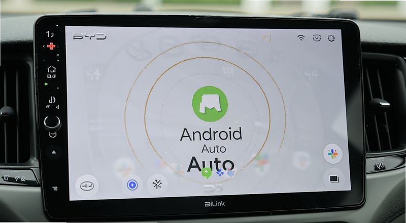 比亚迪DiLink车机无线Android Auto连接界面预览图