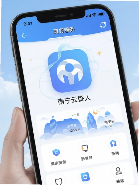 南宁云App政务服务功能界面