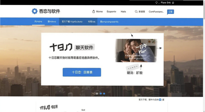 十日恋聊天软件官方下载页面预览图