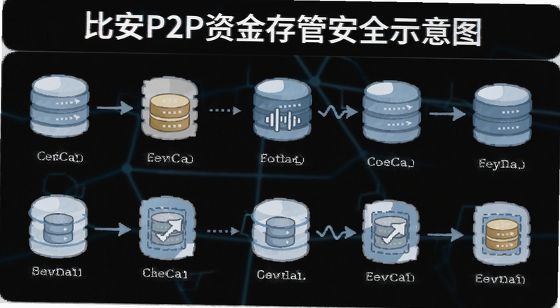 比安P2P资金存管安全示意图
