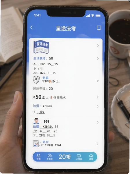 星途法考app题库练习界面