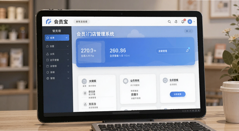 会员宝门店管理系统会员管理界面预览图